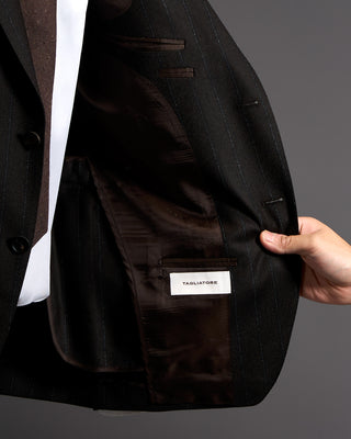 Tagliatore Pinstripe Wool Suit 3569