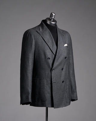 Tagliatore Basketweave Wool Double Breasted Blazer 1528