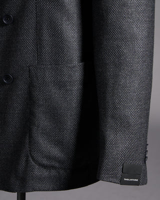Tagliatore Basketweave Wool Double Breasted Blazer 1532