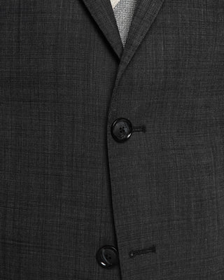Tagliatore Charcoal Grey Stretch Wool All Season Suit