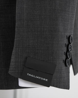 Tagliatore Grey Stretch Wool All Season Suit