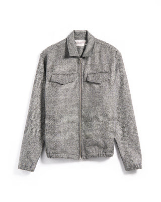 Outclass Black/White Boucle Coach Jacket Black  White 1 6047