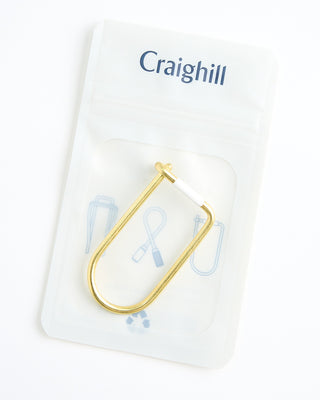 Craighill Wilson Keyring Brass Enamel / Gold/White  2