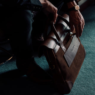 Bennett Winch The Suede Brief Brown 11