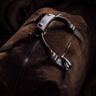Bennett Winch The Suede Weekender Brown 13