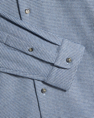 Eton Houndstooth Check Flannel Contemporary Shirt 2056