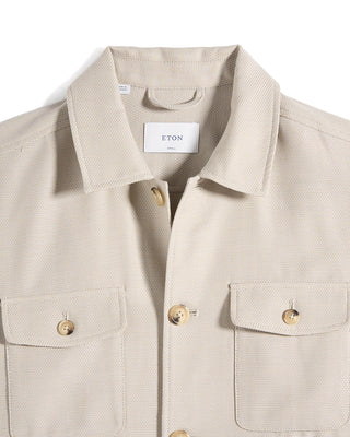 Eton Wool Hopsack Shirt Jacket 6876