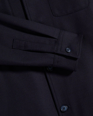 Wool Hopsack Shirt Jacket