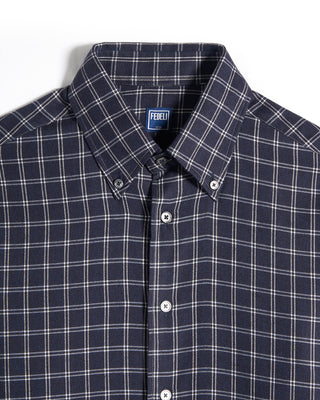Fedeli Alberto Plaid Flannel Shirt 2038