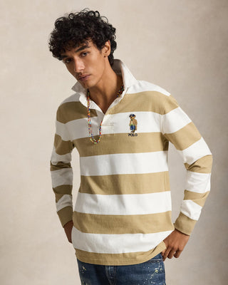 Polo Ralph Lauren Bear Intarsia Rugby Shirt, front view