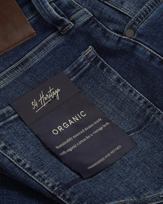Calm Dark Brushed Organic Jeans