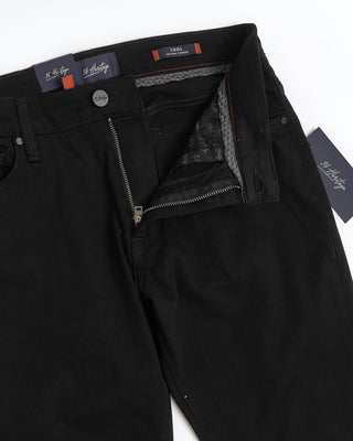 34 Heritage 'Cool' Black Vintage Comfortably Stretch Jeans