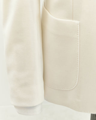Jersey Tuxedo Jacket Drop 8 / Ivory