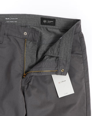 AG Jeans 'Tellis' Airluxe Grey Stretch 5 Pocket Pants