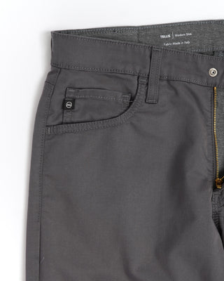 AG Jeans 'Tellis' Folkstone Grey Stretch 5 Pocket Pants
