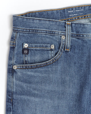 AG Jeans 'Tellis' Tailor Blue Faded Washed Jeans 