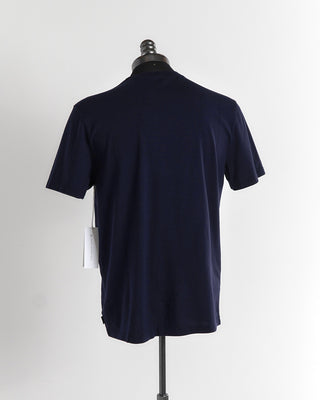 AG Jeans Bryce Navy Crew Neck Cotton Jersey T-Shirt