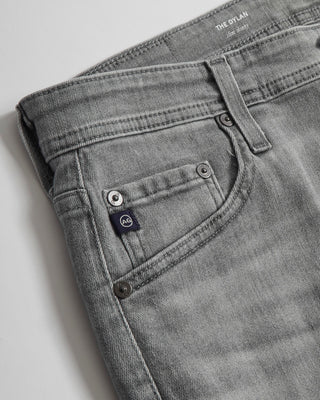 AG Jeans Dylan Bocker Grey Washed Denim Jeans