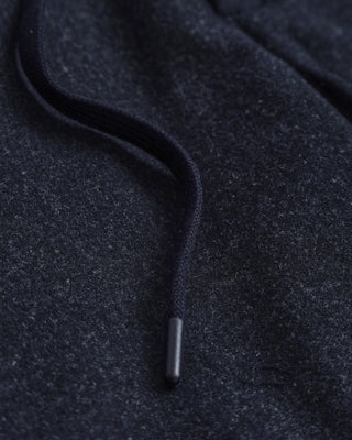 Alberto Navy 'House' Flannel Wool Look Casual Pant