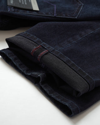 Alberto Deep Indigo 'Pipe' Overdyed Premium Business Denim Jean