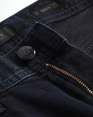 Alberto Deep Indigo 'Pipe' Overdyed Premium Business Jeans
