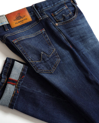 Alberto Blue 'Slipe' Authentic Denim Jeans