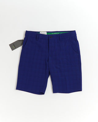 Alberto 3xDry 'Earnie' Blue Checked Golf Shorts