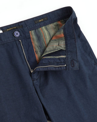 Alberto Navy Blue Light Organic Shorts 
