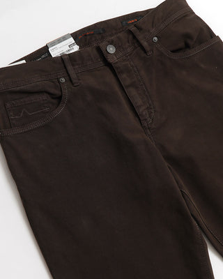 Alberto Brown 'Pipe' Soft Twill 5-Pocket Pants