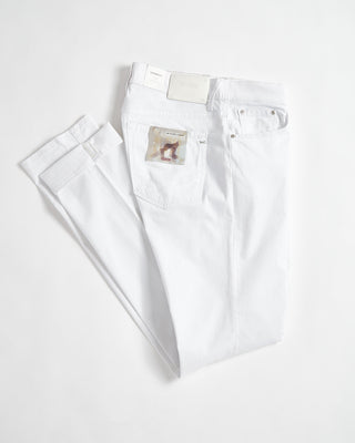 Brax Chuck Hi-Flex White 5 Pocket Pants 84-6407-99
