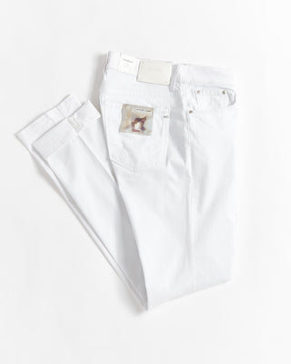 Brax Hi-Flex White 5 Pocket Pants 84-6407-99