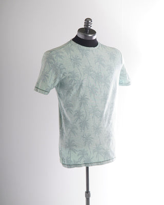 Benson Green Moraine Reverse Palm Print T-Shirt