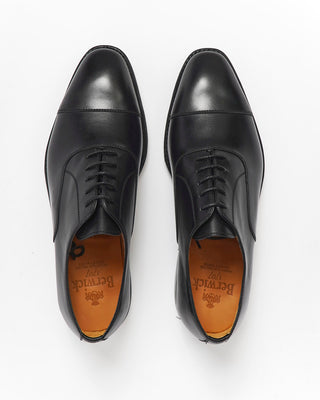 Berwick Black Cap Toe Oxford Dress Shoe