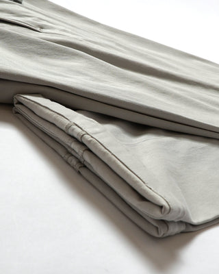 Tencel Stretch Flat Front Trousers / Stone