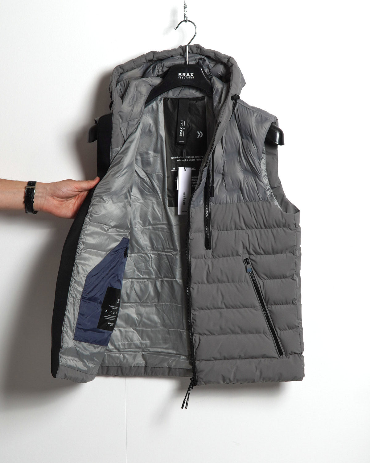Men's Threshold Fleece Half Zip Vest