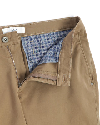 Brax 'Silvio' Re-Local Beige Stretch Pants