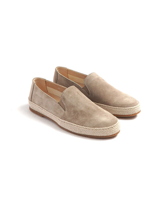 Bruno's Beige Suede Espadrilles