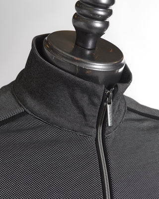 Bugatti Grey Lightweight Piqué Full Zip Cardigan 
