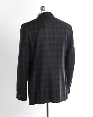 Elegant Fade Check Wool Suit