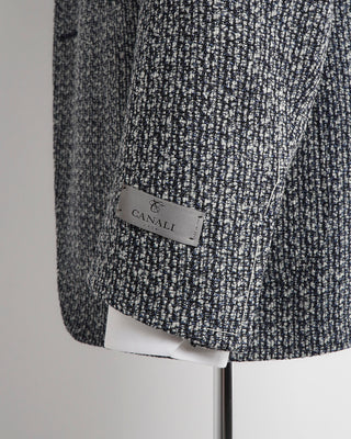 Canali Stretch Bouclé Cotton 'Kei' Sport Jacket