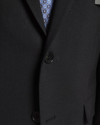 Coppley 'Gibson' Attivo Bi-Stretch Black Solid Suit Canada