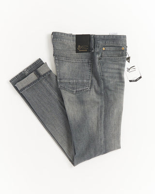 Denham Razor Grey Candiani Washed Denim Jeans GRLHG-GREY