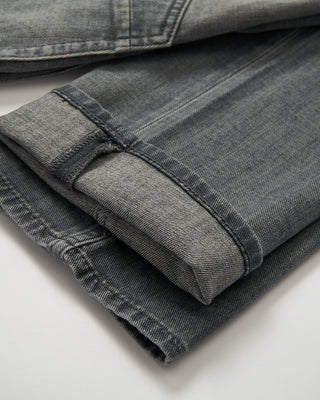 Denham Razor Grey Candiani Washed Denim Jeans