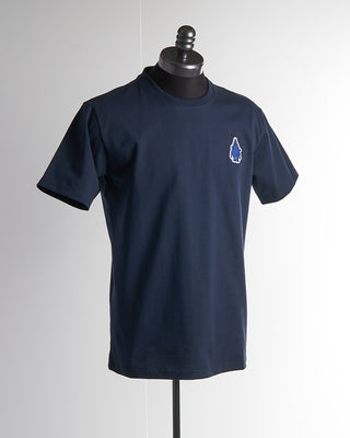 Barbadenham Patch Navy Cotton T-Shirt