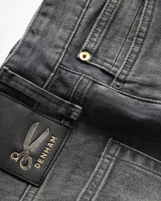 Denham Grey 'Razor' Black Label Slim Jeans
