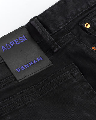 Denham 'Razor' DENHAM x ASPESI 1 YEAR Candiani Black Jeans