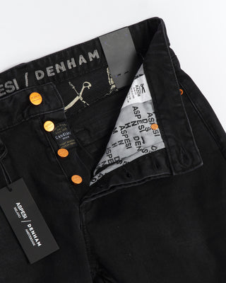 Denham 'Razor' DENHAM x ASPESI Limited Edition Black Jeans