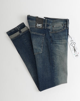 Denham 'Razor' Made in Italy Overdye Worn Jeans
