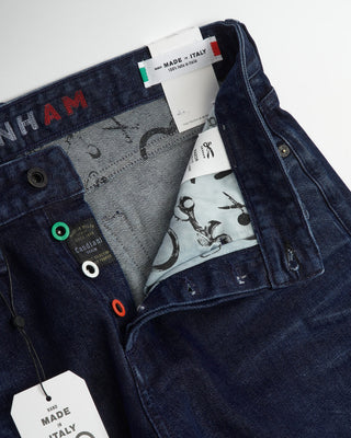 Denham 'Razor' Made in Italy Indigo Blue Denim Jeans