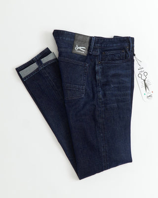 Denham 'Razor' Made in Italy Candiani Overdye Worn Jeans